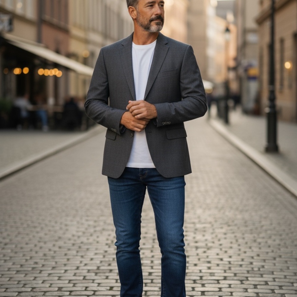 Sean John Charcoal Blazer